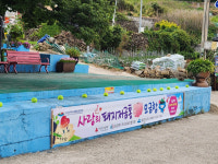 여수 화정면 하화도 꽃섬길에 꽃돼지 ‘눈길’