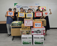 코레일 광주본부 광주역, YWCA아동센터 찾아 여름나기 물품 전달