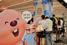 광주신세계, ‘잔망루피’ 팝업스토어 ‘북적’