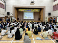 광주 북부경찰, 신용초교서 어린이 교통안전 골든벨