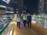 광주 남부경찰 백운지구대-백운2동 자율방범대, 합동순찰