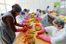 화순북면중학교, 김장 체험 나눔 활동
