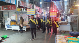 광주 서부소방 골든타임 확보 소방차 길 터주기 훈련