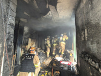 광주 도심 주택 법당서 불…13분만에 진화