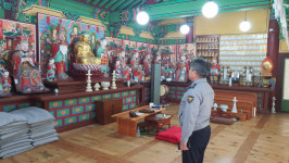 광주 남부경찰 백운지구대, 사찰방범활동 실시