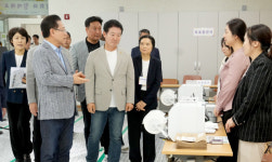 김영록 지사, 대선 사전투표 준비 상황 살펴