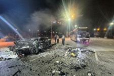 공주 교차로서 버스·승용차 충돌