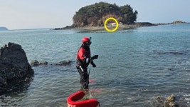 선재도 딴두부리섬 고립 외국인 교환학생 2명 구조