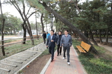 이강덕 포항시장, 송도 송림테마거리 현장 사전 점검