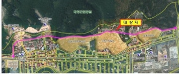 김해 장유 관동동 산복도로 개설…총연장 1.6km·2018년 완공