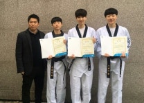 수성구청 여자태권도 선수단, 2017년 국가대표 3명 배출