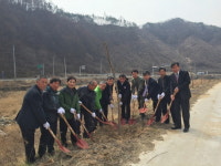 봉화군 청량중학교 개교기념 식수