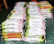 안동시 와룡 세심사 저소득층에게 쌀 100포 기탁