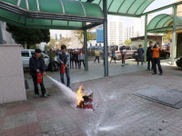 문경시  봄철  시청사  화재대비  모전119안전센터와  합동훈련