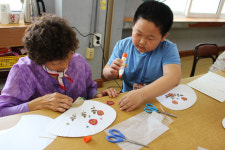 안동시  손자 손녀들과  함께  하는  초등학교