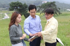 소가야묘이장대행 | 이향래 고성군수 권한대행, 소가야 종합정비사업 현장방문 점검