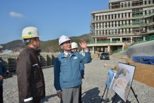 권민호 거제시장, 주요 역점 추진 사업장 현장 방문