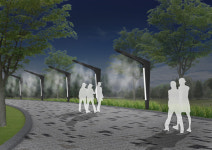 대구 북구청, 침산·함지공원에 폭염 대비 쿨링포그 설치