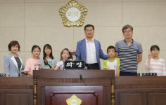 안동 와룡초등학생들 “학교 앞에 교통시설물 설치해 주세요”