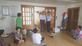 [동정] 대구 수성구 고산2동 주민자치회, 경로당 수박 전달