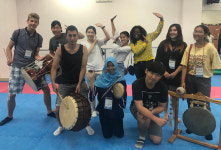 [포토뉴스]경남대, 글로벌한마 한국문화체험 사물놀이