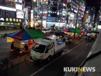 대안 없는 창원 상남시장 불법 포장마차, SNS 부글부글