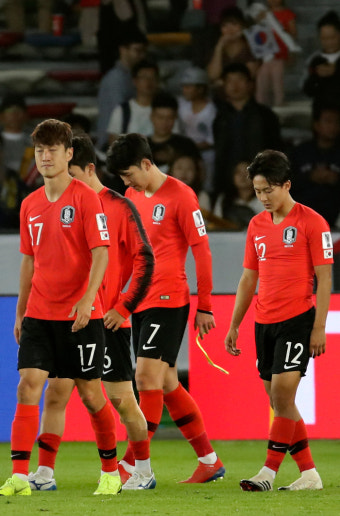 아시안컵 8강에서 멈춘 축구 대표팀