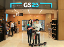 ‘고고씽’ 공유킥보드 GS25서 배터리 교환충전한다