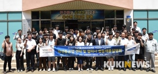 홍순직 총장, 삼성중공업 거제조선소에서 비전대 마케팅