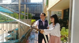 화재보험협회, 초등생 대상 소방시설 안전교육 진행