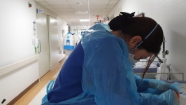 [포토뉴스] 코호트 격리중인 한마음창원병원 의료진 일상