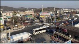 고양시, 아래내유 사거리 교통혼잡 개선공사 완료