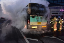 대구 726번 시내버스서 불…10분 만에 진화