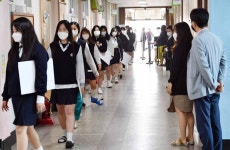 “오랜만에 학교급식 너무 맛있어요” 고3 개학 첫날, 이천양정여고 점심시간