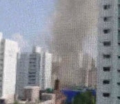 청주 한솔초등학교 공사 현장 화재…20여분만에 진화