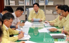 강원도, 집중호우 긴급회의…재난본부 비상 3단계로 격상