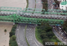 ‘물폭탄’ 맞아 교통 통제된 올림픽대로