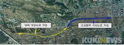 속초시, 청초천 일원 제방도로 정비 사업 추진