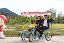 “장수누리파크로 가족자전거 타러 가요”