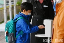 초등학교 등교 확대 손 소독은 철저