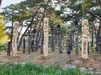 울진 엑스포공원 금강송, 장승으로 재탄생