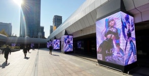 케이디엠디자인광고 | 라이엇 게임즈, K/DA 대규모 옥외광고 진행