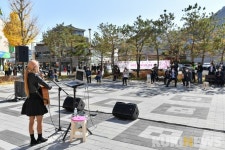 ‘작은 울림, 마음을 전해요’ 정선 문화예술동아리 거리공연 펼쳐