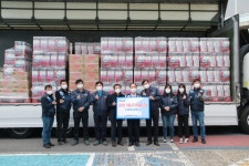 (주)미래페이퍼, 취약계층에 700만원 상당 화장지 후원