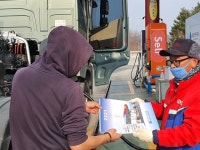 도공 안동(춘천방향)주유소, 코로나 극복 기원 ‘종이 달력’ 무료 배부