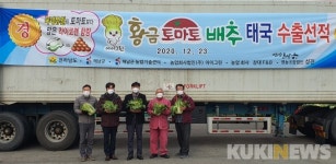 해남산 ‘황금배추’일본 찍고 태국으로