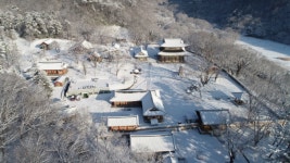 [포토] 백제고도 부여의 새해  첫날의 설경