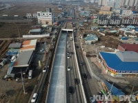 천안 직산사거리 지하차도 상·하행 양방향 임시개통