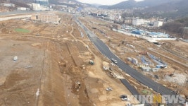 경기 광주시, 송정지구 중앙로 770m 임시 개통