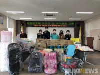 세종맘카페, 유모차·카시트 등 육아용품 기탁